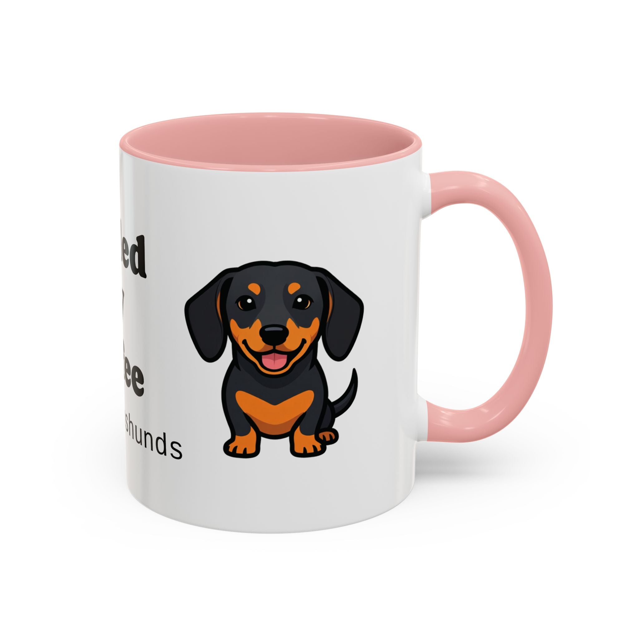 Fueled by Coffee & Dachshunds Mug | Funny Dachshund Gift