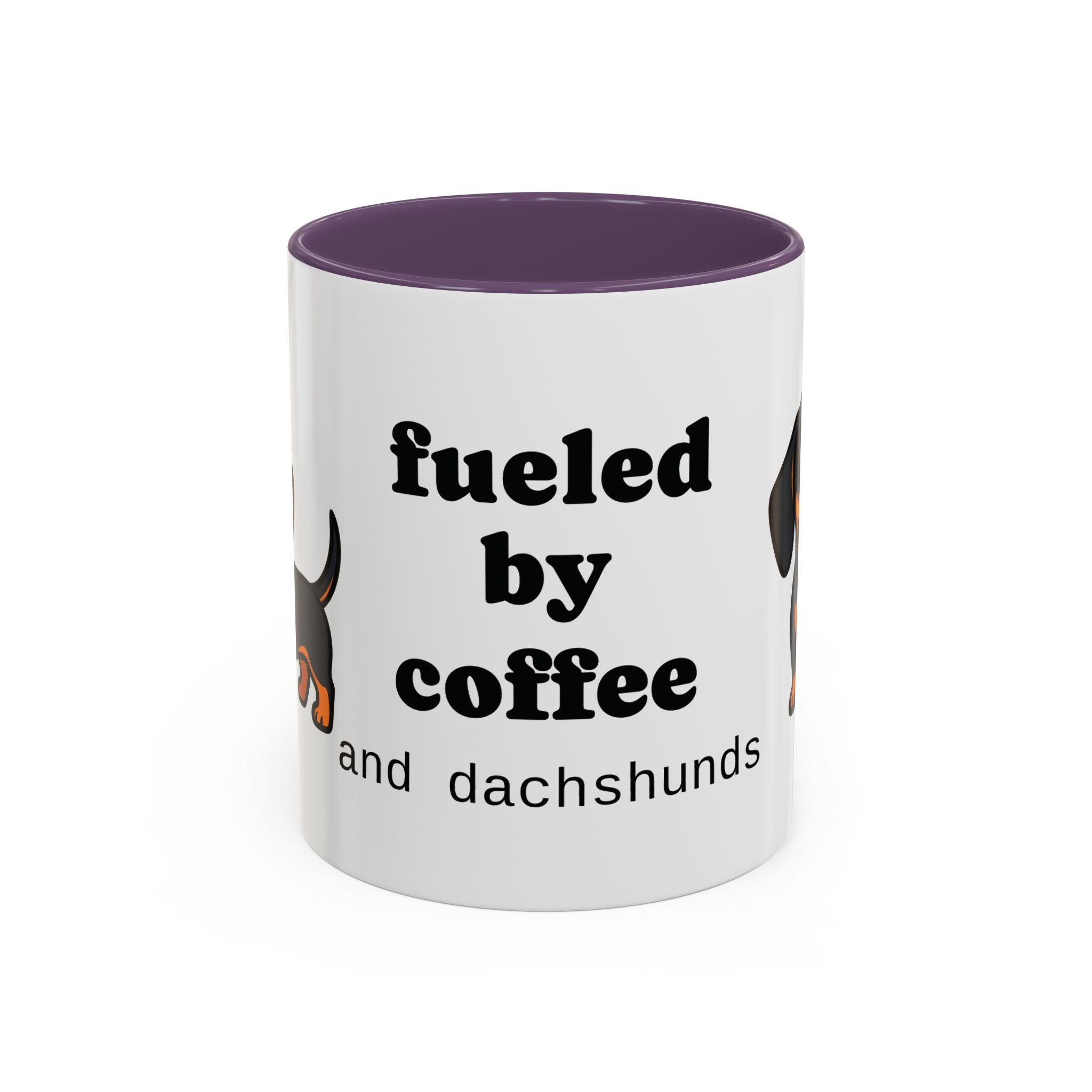 Fueled by Coffee & Dachshunds Mug | Funny Dachshund Gift