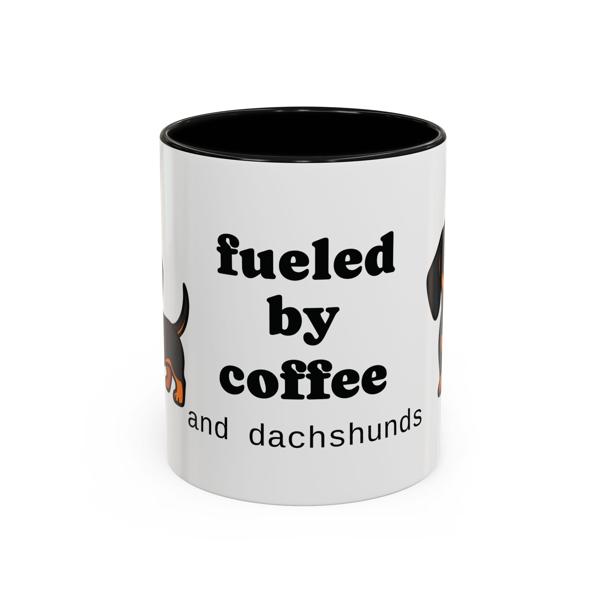 Fueled by Coffee & Dachshunds Mug | Funny Dachshund Gift