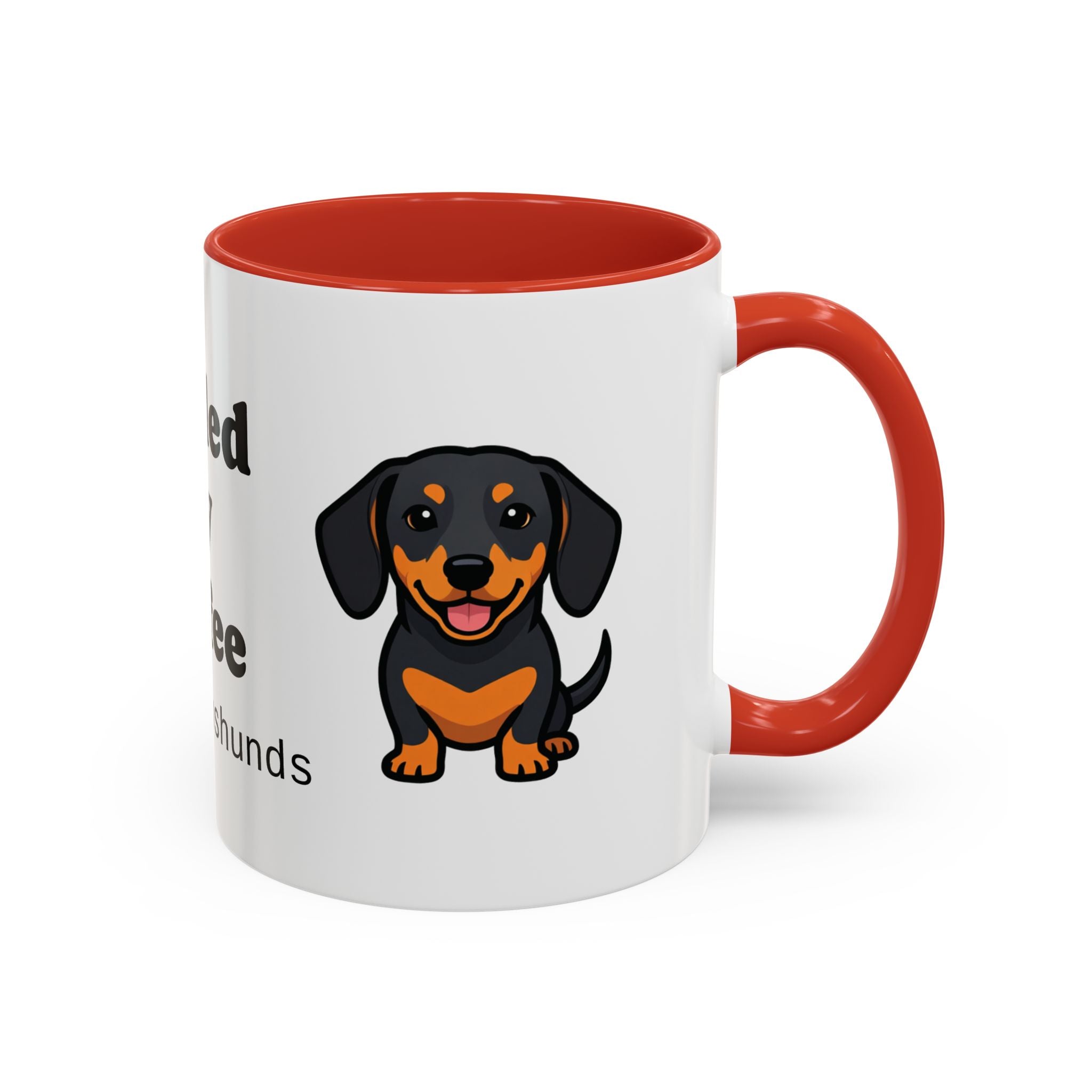 Fueled by Coffee & Dachshunds Mug | Funny Dachshund Gift