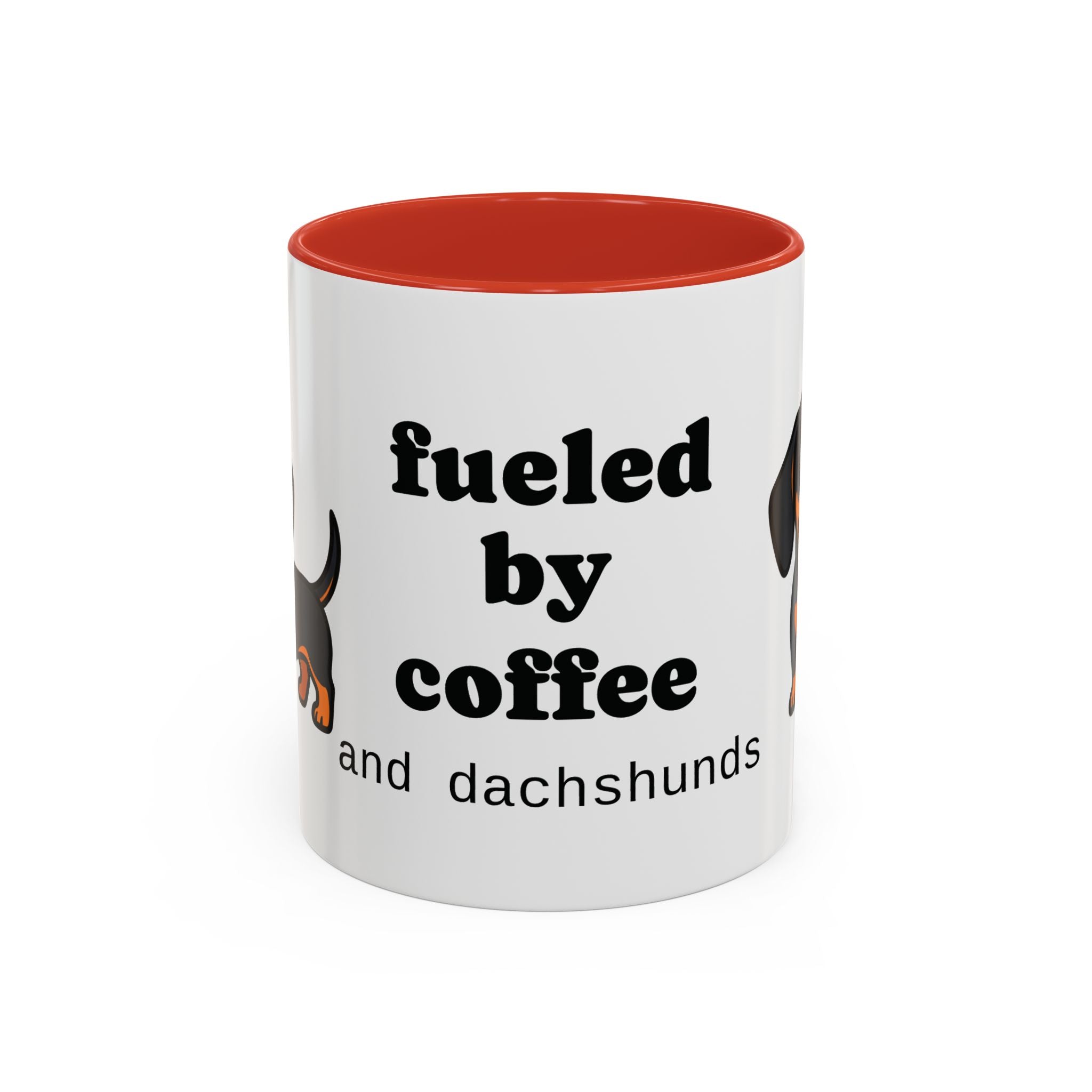 Fueled by Coffee & Dachshunds Mug | Funny Dachshund Gift