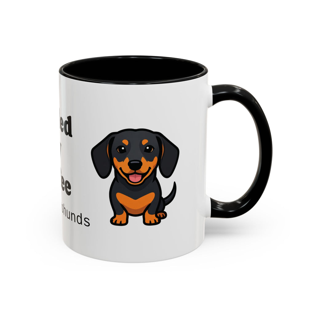Fueled by Coffee & Dachshunds Mug | Funny Dachshund Gift