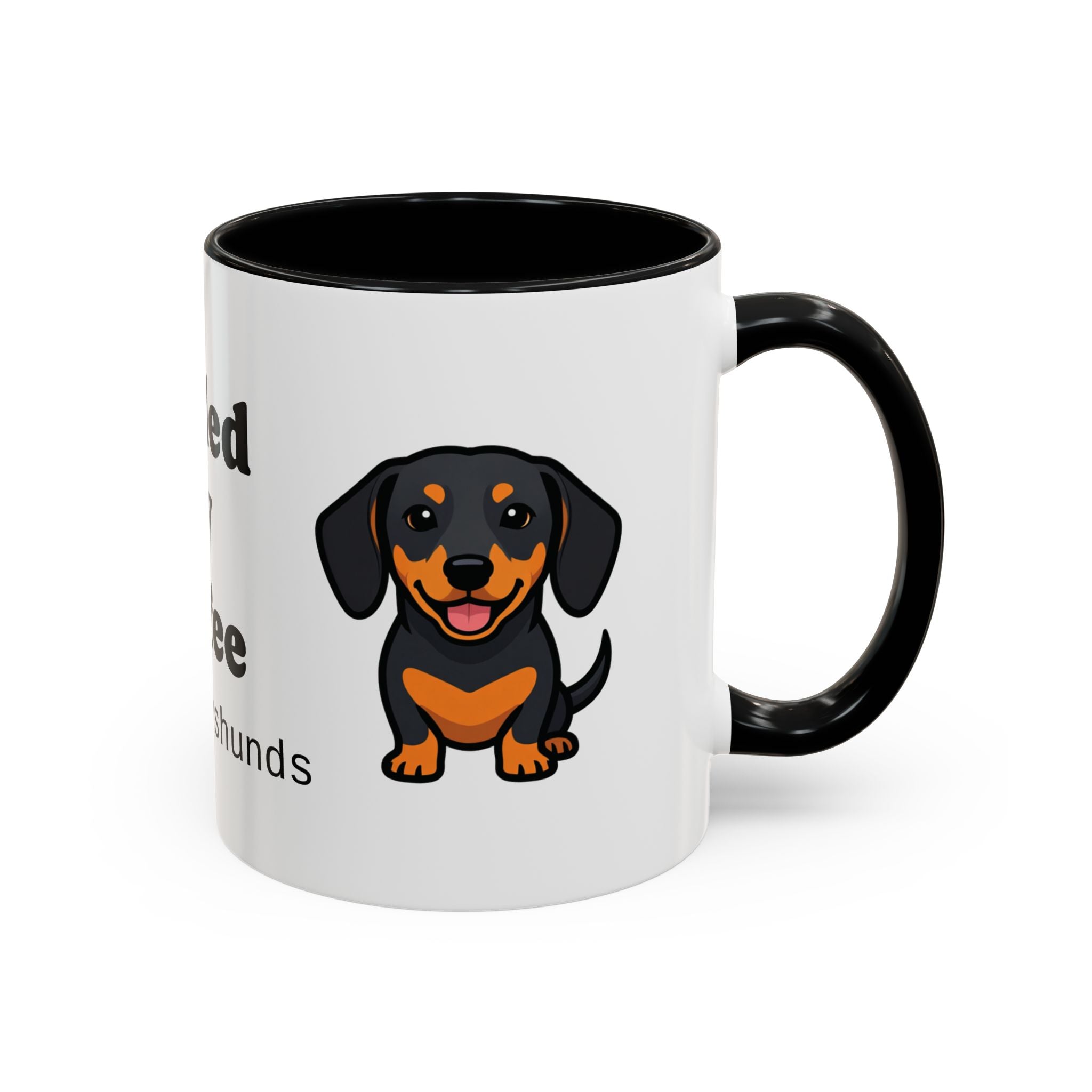 Fueled by Coffee & Dachshunds Mug | Funny Dachshund Gift