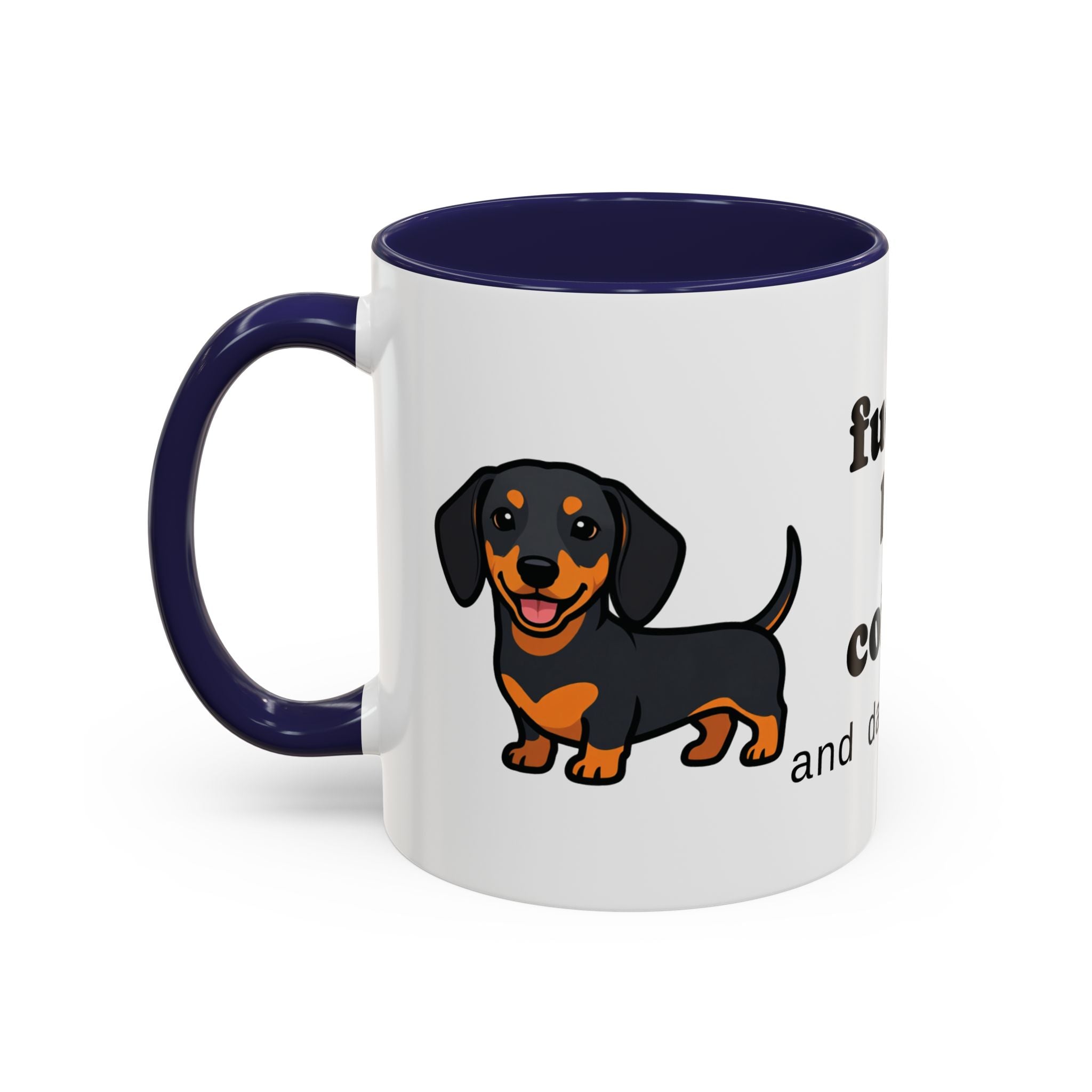 Fueled by Coffee & Dachshunds Mug | Funny Dachshund Gift