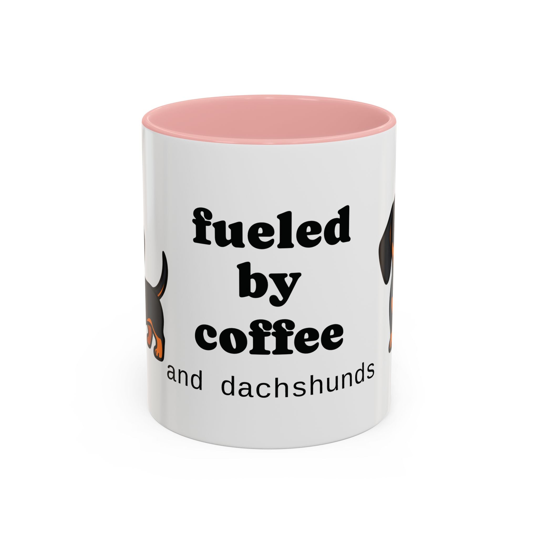 Fueled by Coffee & Dachshunds Mug | Funny Dachshund Gift