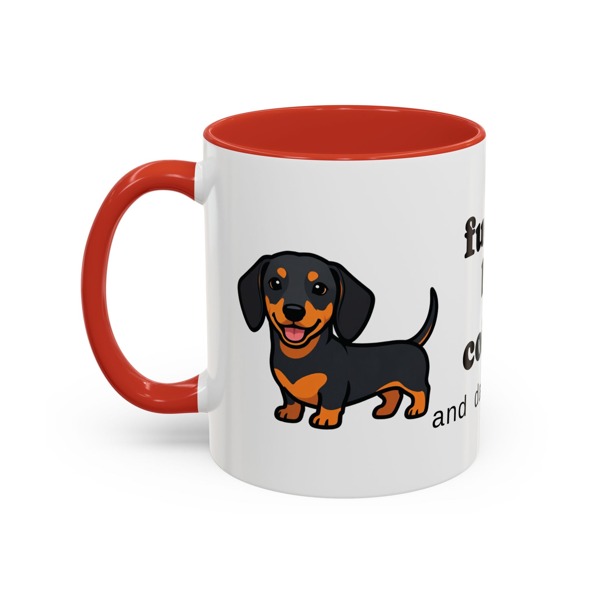 Fueled by Coffee & Dachshunds Mug | Funny Dachshund Gift