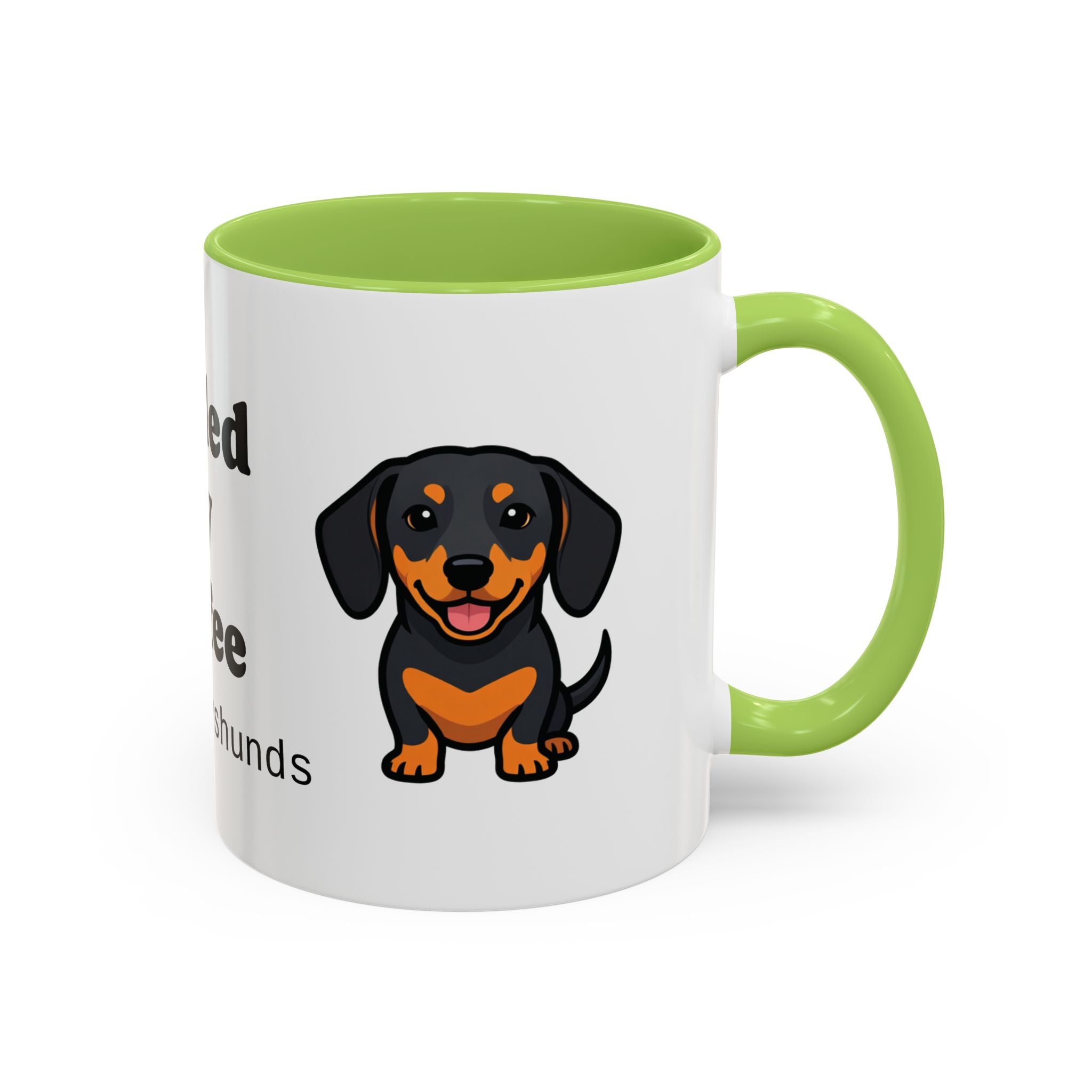 Fueled by Coffee & Dachshunds Mug | Funny Dachshund Gift