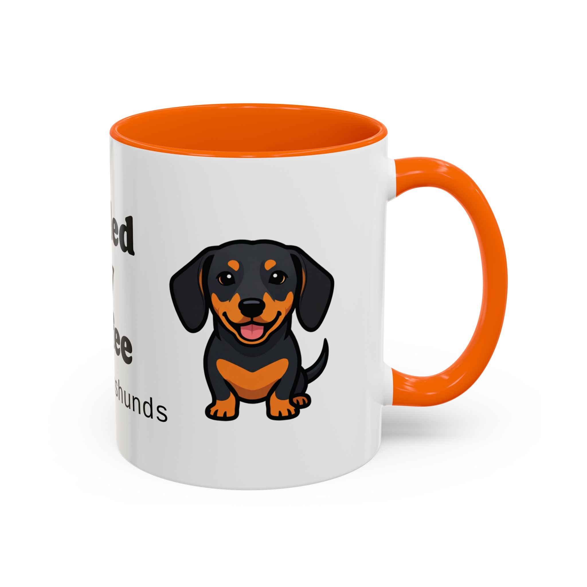 Fueled by Coffee & Dachshunds Mug | Funny Dachshund Gift