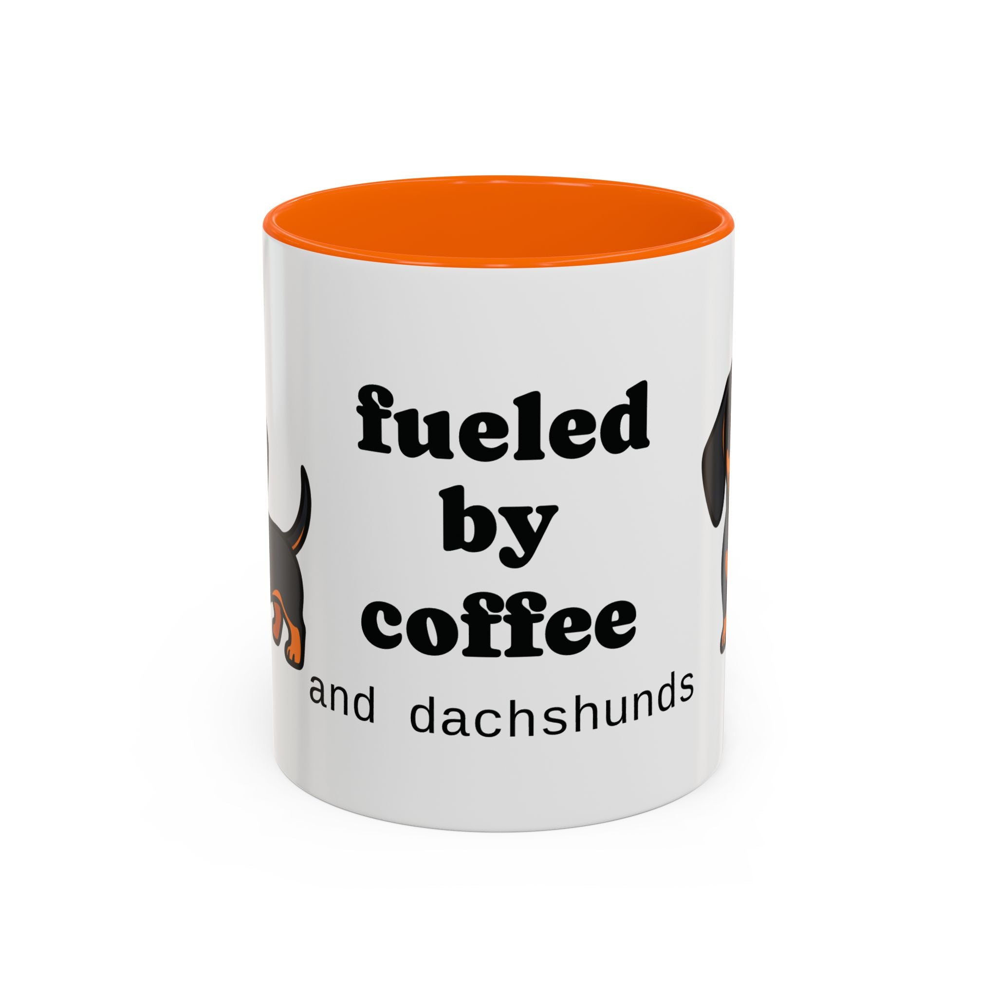 Fueled by Coffee & Dachshunds Mug | Funny Dachshund Gift