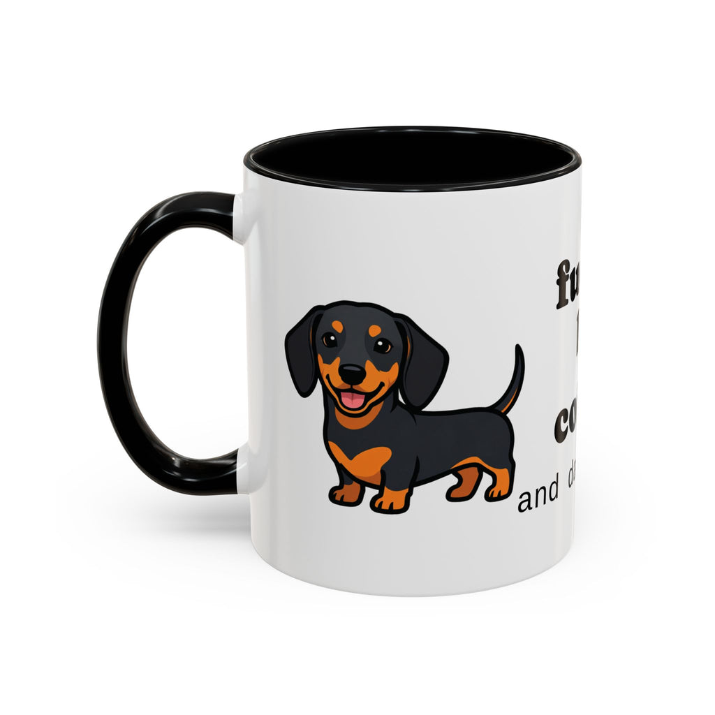 Fueled by Coffee & Dachshunds Mug | Funny Dachshund Gift