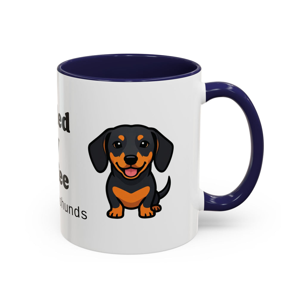 Fueled by Coffee & Dachshunds Mug | Funny Dachshund Gift