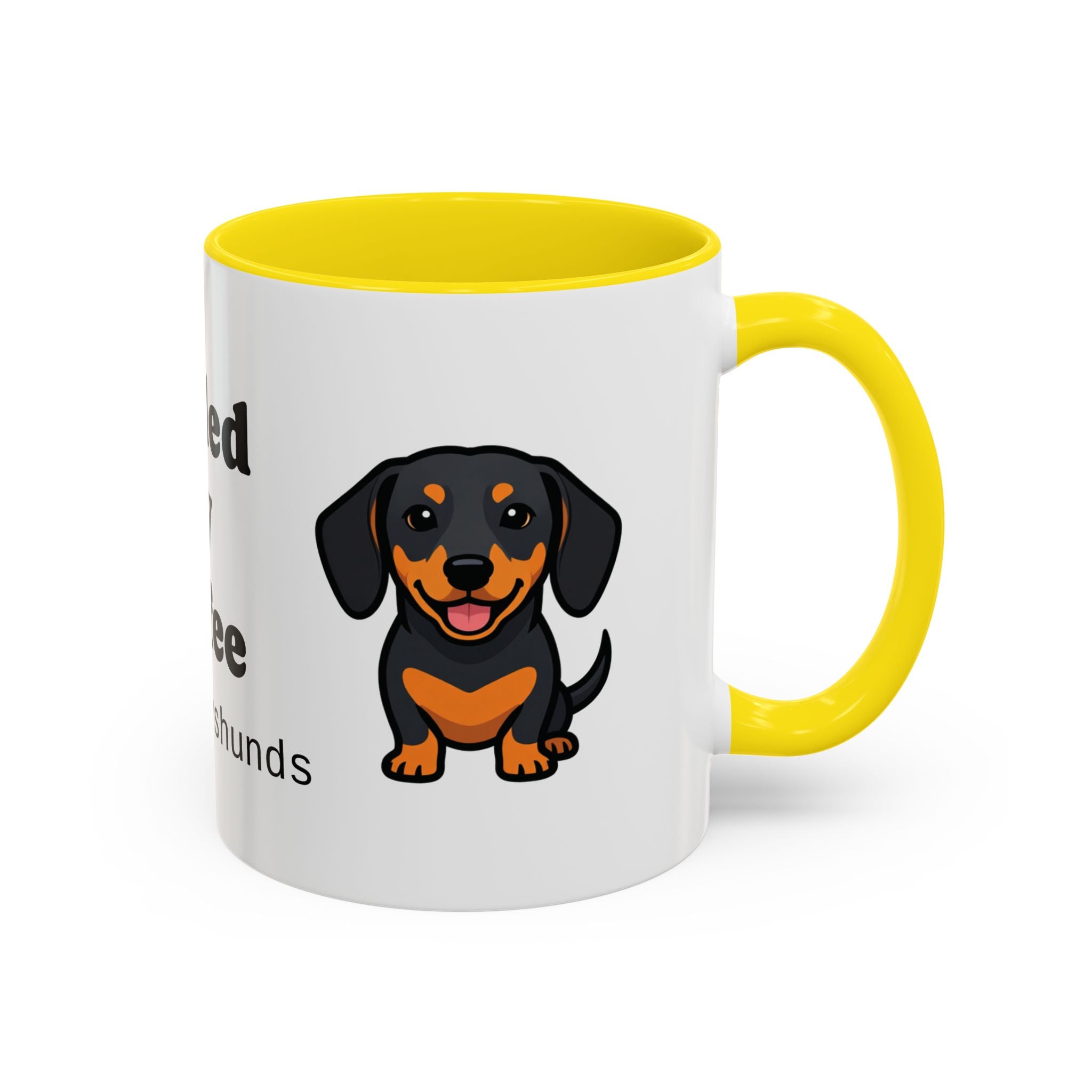 Fueled by Coffee & Dachshunds Mug | Funny Dachshund Gift